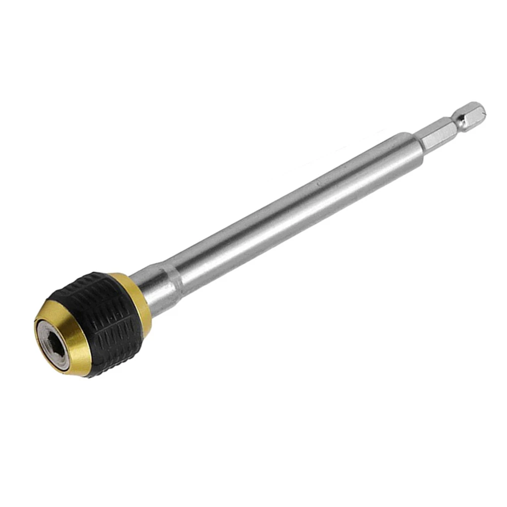 1PC 150mm 1/4 Hexagon Shank Quick-Release Drill Bit Coupling Anti-slip Drill Adapters Electric Drill Power Tool Accessories
1PC 150mm 1/4 Hexagon Shank Quick-Release Drill Bit Coupling Anti-slip Drill Adapters Electric Drill Power Tool Accessories