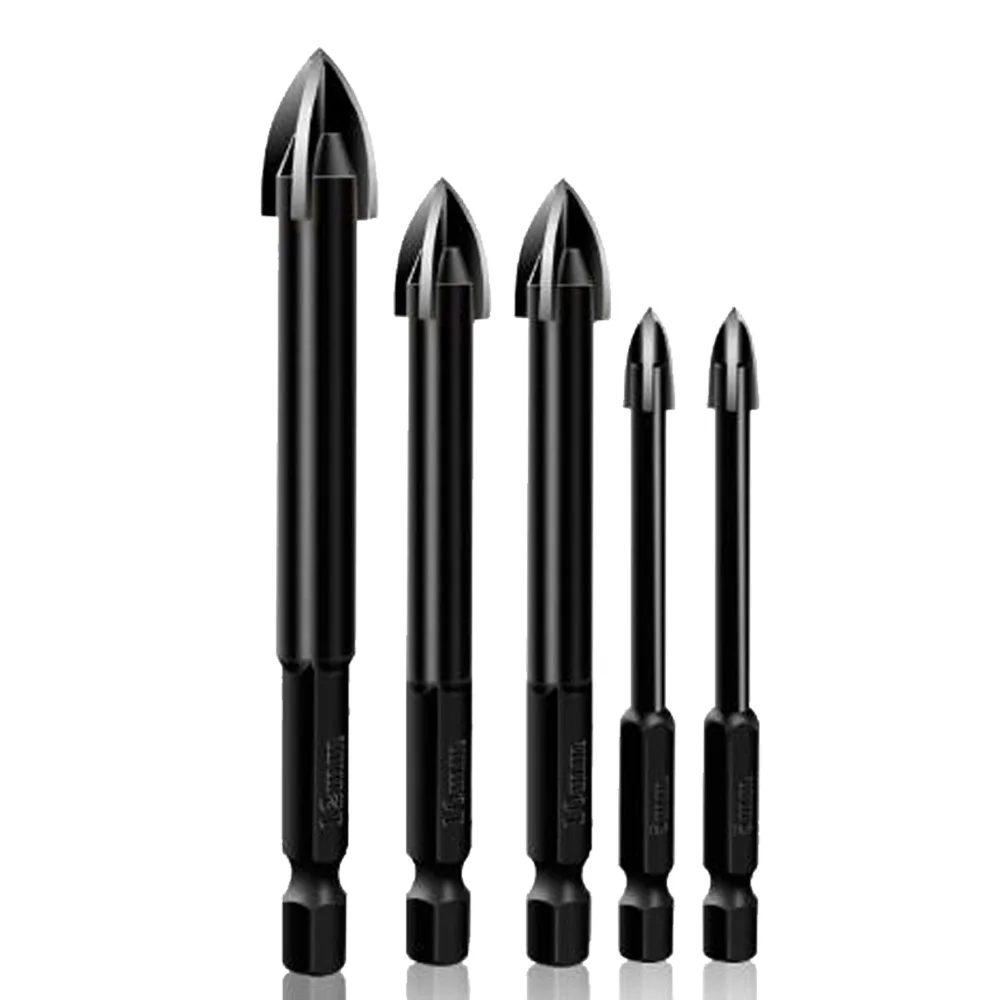 4/5/6/8/10 Cross Hex Tile Drill Bits Set For Glass Ceramic Concrete Carbide Hole Opener Brick Hard Alloy Triangle Bit Tool Kit
4/5/6/8/10 Cross Hex Tile Drill Bits Set For Glass Ceramic Concrete Carbide Hole Opener Brick Hard Alloy Triangle Bit Tool Kit