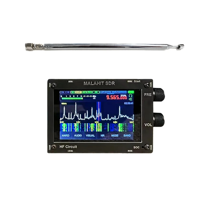 

50K-250Mhz 400M-2Ghz SDR Pro Malachite Receiver All-Band Aviation Band Radio Receiver With 3.5 Inch Touch Screen