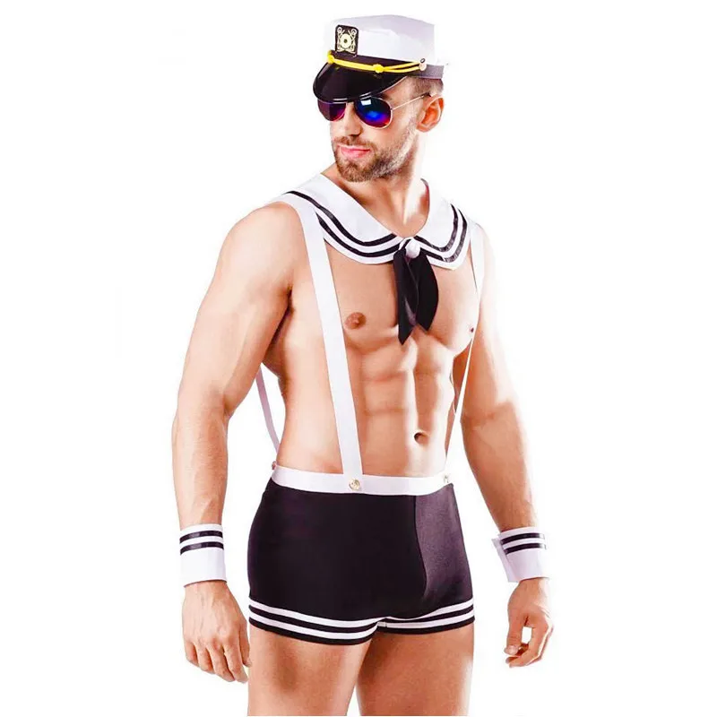 4Pcs/Set Men Navy Sailor Costume Nightclub Party Cosplay Male Underwear Set Hot Erotic Uniform
4Pcs/Set Men Navy Sailor Costume Nightclub Party Cosplay Male Underwear Set Hot Erotic Uniform