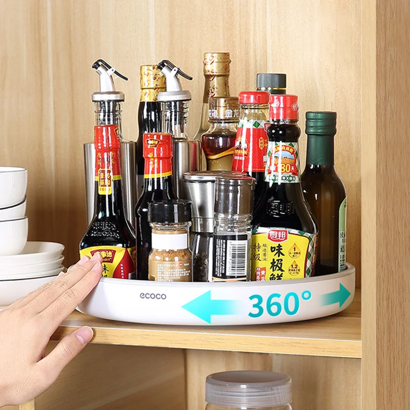 Multifunctional Rotating Seasoning Table Seasoning Soy Sauce Bottle Storage Rack Non-slip Tray Fruit Tray Kitchen Accessories
Multifunctional Rotating Seasoning Table Seasoning Soy Sauce Bottle Storage Rack Non-slip Tray Fruit Tray Kitchen Accessories