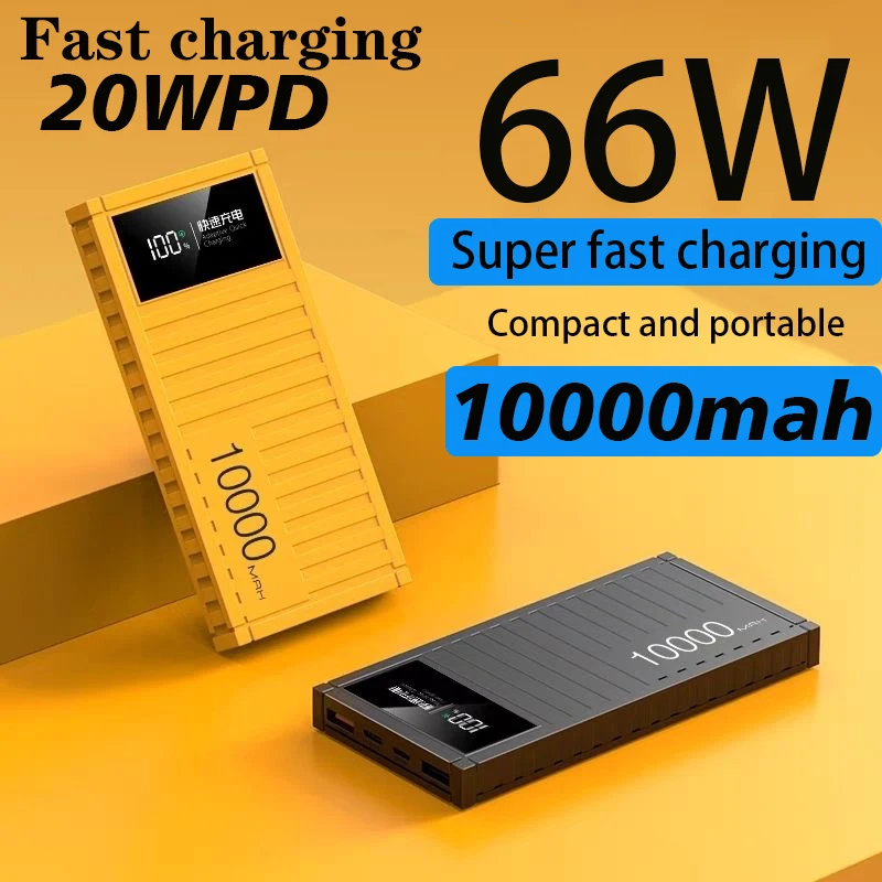 2024 New Power Bank 10000mAh Ultra Thin Large Capacity Lightweight Fast Charging Durable Container Mobile Power Supply
2024 New Power Bank 10000mAh Ultra Thin Large Capacity Lightweight Fast Charging Durable Container Mobile Power Supply
