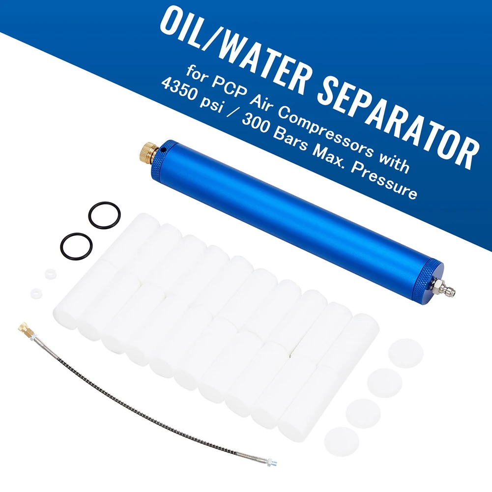 1 Set High Pressure PCP Air Oil Filter Water Separator Compressor Cylinder 30 Mpa For 8mm Quick Connection Adapter
1 Set High Pressure PCP Air Oil Filter Water Separator Compressor Cylinder 30 Mpa For 8mm Quick Connection Adapter