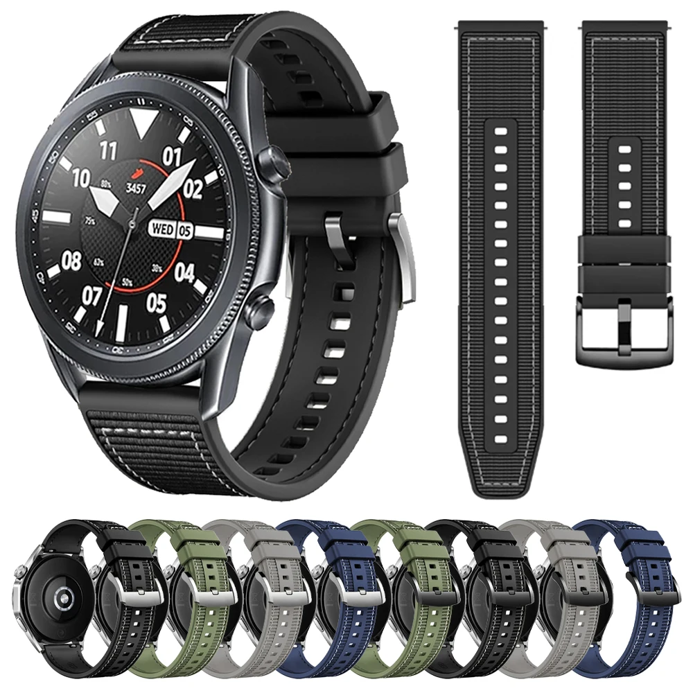 Ремешок силиконовый нейлоновый для Samsung Galaxy 3 45 мм 46 мм Gear S3 Classic, сменный Браслет Для HUAWEI GT4 46 мм, композитный браслет, 22 мм
Ремешок силиконовый нейлоновый для Samsung Galaxy 3 45 мм 46 мм Gear S3 Classic, сменный Браслет Для HUAWEI GT4 46 мм, композитный браслет, 22 мм