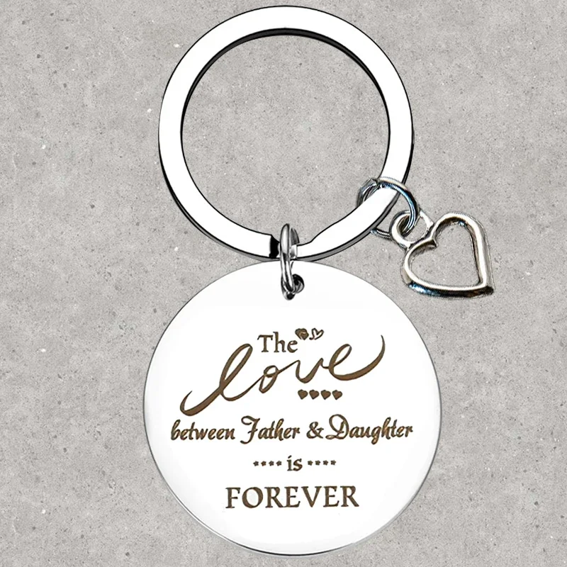 Hot Father and daughter Keychain Dad birthday gift Key Chain Pendant Jewelry papa fathers day gifts
Hot Father and daughter Keychain Dad birthday gift Key Chain Pendant Jewelry papa fathers day gifts