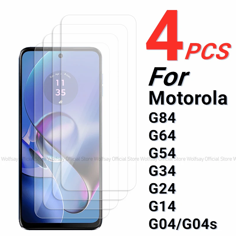 2/4PCS Screen Protector For Motorola Moto G64 Tempered Glass For Motorola Moto G84 G64 G54 G34 G24 G14 G04 Full Glue Glass Film
2/4PCS Screen Protector For Motorola Moto G64 Tempered Glass For Motorola Moto G84 G64 G54 G34 G24 G14 G04 Full Glue Glass Film