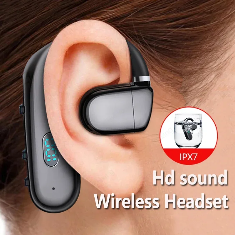 

Wireless Bluetooth Handsfree Noise Canceling Headset For Driving Audifonos Headphones With Microphone Bone Conduction Earphones