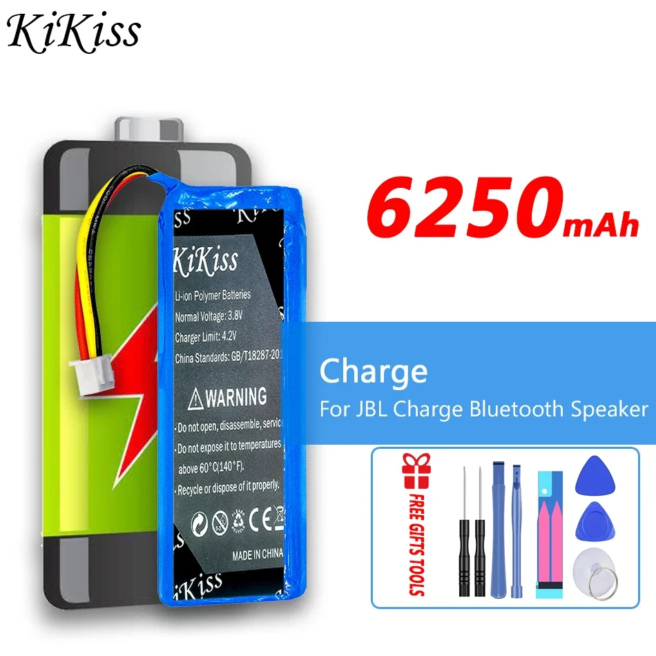 KiKiss High Capacity 6250mAh Replacement Battery for JBL Charge Bluetooth Speaker
KiKiss High Capacity 6250mAh Replacement Battery for JBL Charge Bluetooth Speaker