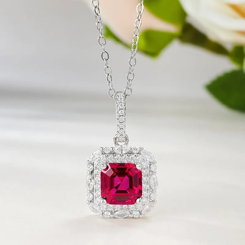 Ожерелье из серебра S925 Пробы 7*7, ожерелье с красной пагодой и голубей кровью, ювелирные изделия
Ожерелье из серебра S925 Пробы 7*7, ожерелье с красной пагодой и голубей кровью, ювелирные изделия