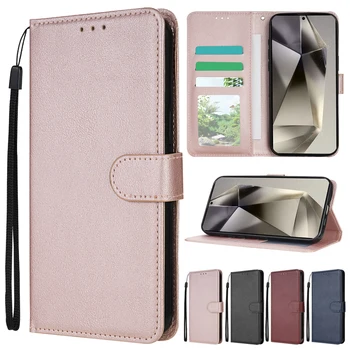Wallet Card Magnetic Flip Leather Case For Samsung Galaxy S24 Ultra S23 Plus S22 S21 S20 FE A05s A14 A15 A24 A34 A35 A53 A54 A55