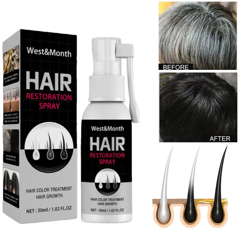 Hair Darkening Spray Serum Herbal Gray Hair Treatment Anti White Hair Growth Black Repair Dry Damaged Beauty Health Hair Care
Hair Darkening Spray Serum Herbal Gray Hair Treatment Anti White Hair Growth Black Repair Dry Damaged Beauty Health Hair Care