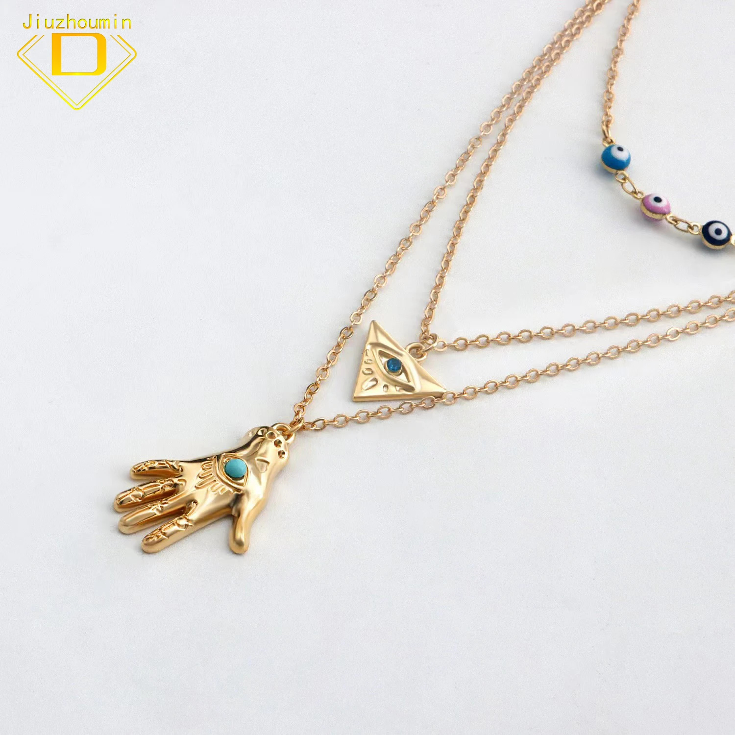 Ladies Fold And Wear Demon Eye Necklace. Ladies Vintage Style Light Luxury Fashion Necklace.
Ladies Fold And Wear Demon Eye Necklace. Ladies Vintage Style Light Luxury Fashion Necklace.