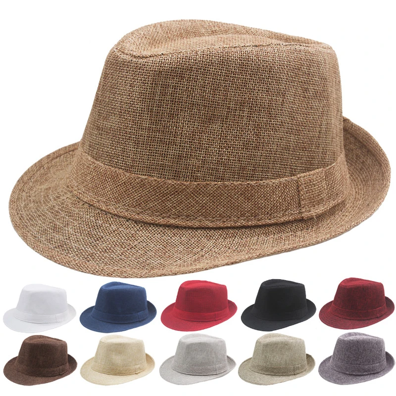 Outdoor Sun Protection Men's Top Jazz Hat Summer Adult Bowler Hats Classic Retro Sun Straw Hat Old Man Curling Cap
Outdoor Sun Protection Men's Top Jazz Hat Summer Adult Bowler Hats Classic Retro Sun Straw Hat Old Man Curling Cap