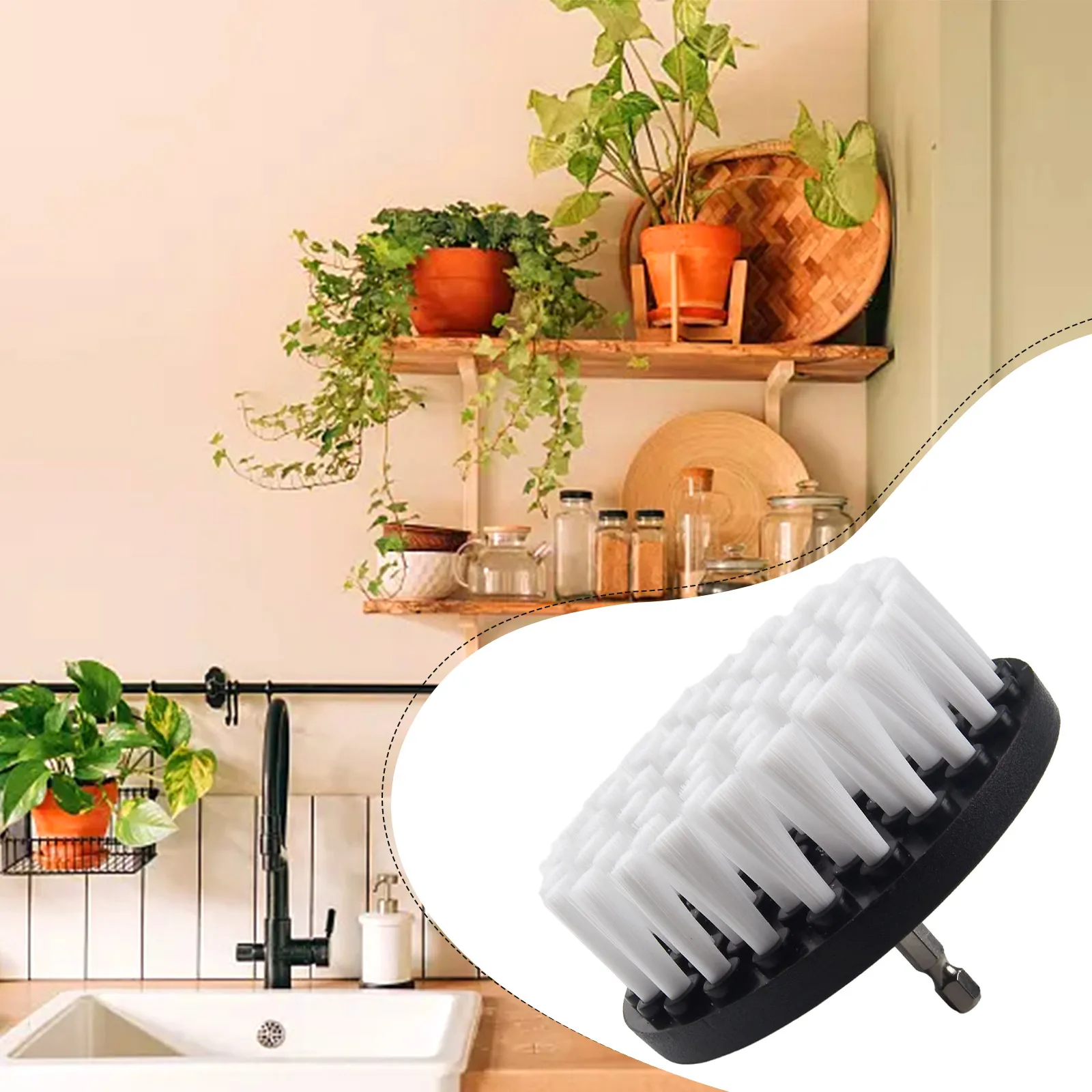 4in Electric Drill Brush For Carpet Tile Leather Upholstery Cleaning Attachment Shower Car Tires, Carpets, Kitchens, Bathrooms
4in Electric Drill Brush For Carpet Tile Leather Upholstery Cleaning Attachment Shower Car Tires, Carpets, Kitchens, Bathrooms