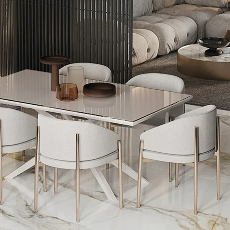 

Современные кухонные обеденные стулья, эргономичный металлический обеденный стул в скандинавском стиле для свадьбы, ресторана, компьютерная мебель для дома
