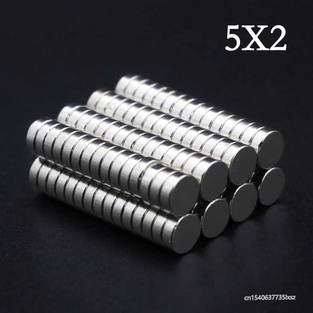 

20/50/80/100/150 Pcs 5x2 Neodymium Magnet 5mm x 2mm N35 NdFeB Round Super Powerful Strong Permanent Magnetic imanes Disc 5*2