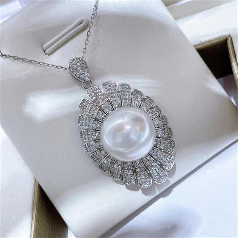 MeiBaPJ 12mm Big Natural White Semiround Pearl Fashion Pendant Necklace 925 Silver Fine Wedding Jewelry for Women
MeiBaPJ 12mm Big Natural White Semiround Pearl Fashion Pendant Necklace 925 Silver Fine Wedding Jewelry for Women