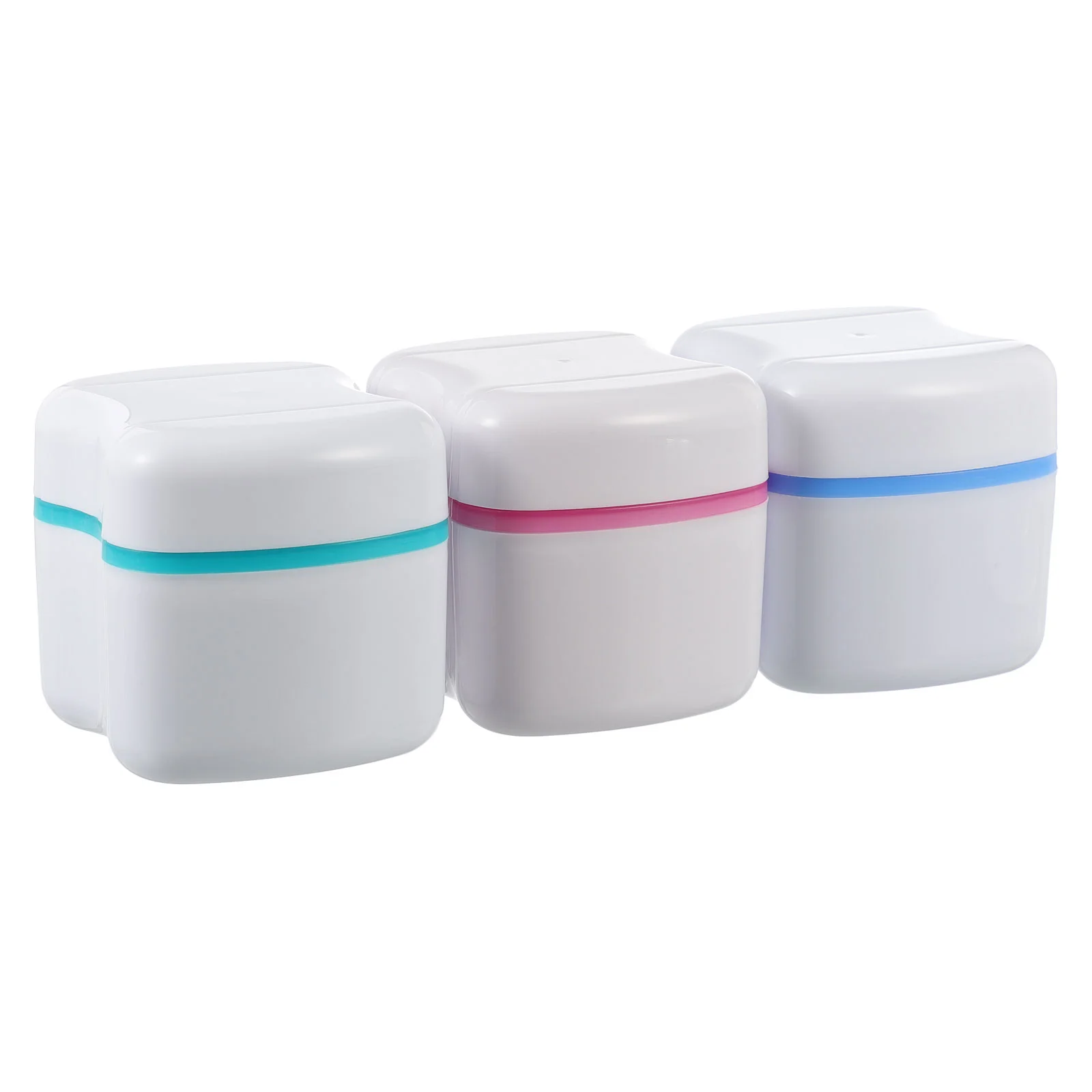 3 Pcs Denture Box Storage Case Retainer Plastic Container Mouth Guard Pink Containers European Style
3 Pcs Denture Box Storage Case Retainer Plastic Container Mouth Guard Pink Containers European Style