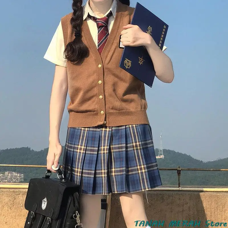 Women JK Uniform Sweater 2023 Autumn Winter Women College Wind Day Cherry Blossom Girl Pink School Knitted Cardigan Jacket
Women JK Uniform Sweater 2023 Autumn Winter Women College Wind Day Cherry Blossom Girl Pink School Knitted Cardigan Jacket