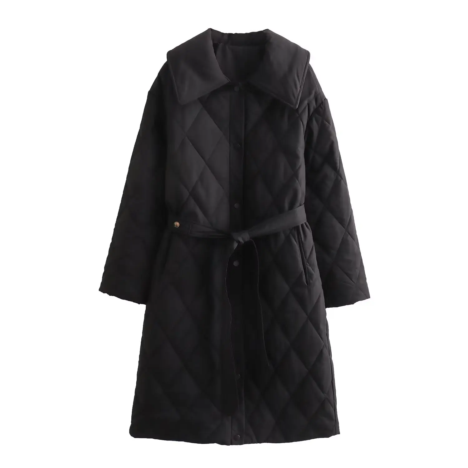 Women New Fashion Diamond Plaid Thickened Coat Vintage Lapel Long Sleeve Pocket All-match Casual Female Outerwear Chic Tops
Women New Fashion Diamond Plaid Thickened Coat Vintage Lapel Long Sleeve Pocket All-match Casual Female Outerwear Chic Tops