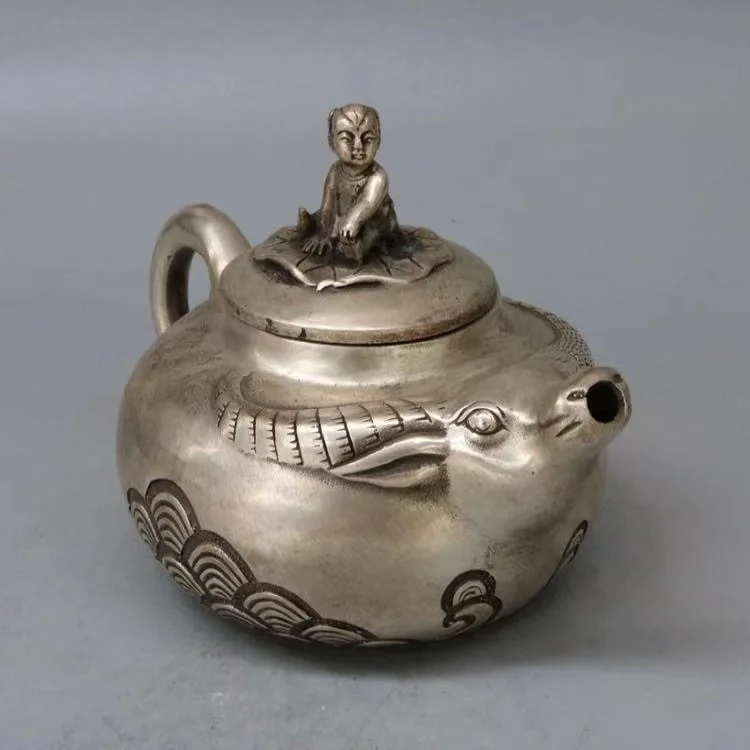 Старый Dyansty Серебряный чайник коровы, украшение, коллекция и украшение, бесплатная доставка
Старый Dyansty Серебряный чайник коровы, украшение, коллекция и украшение, бесплатная доставка