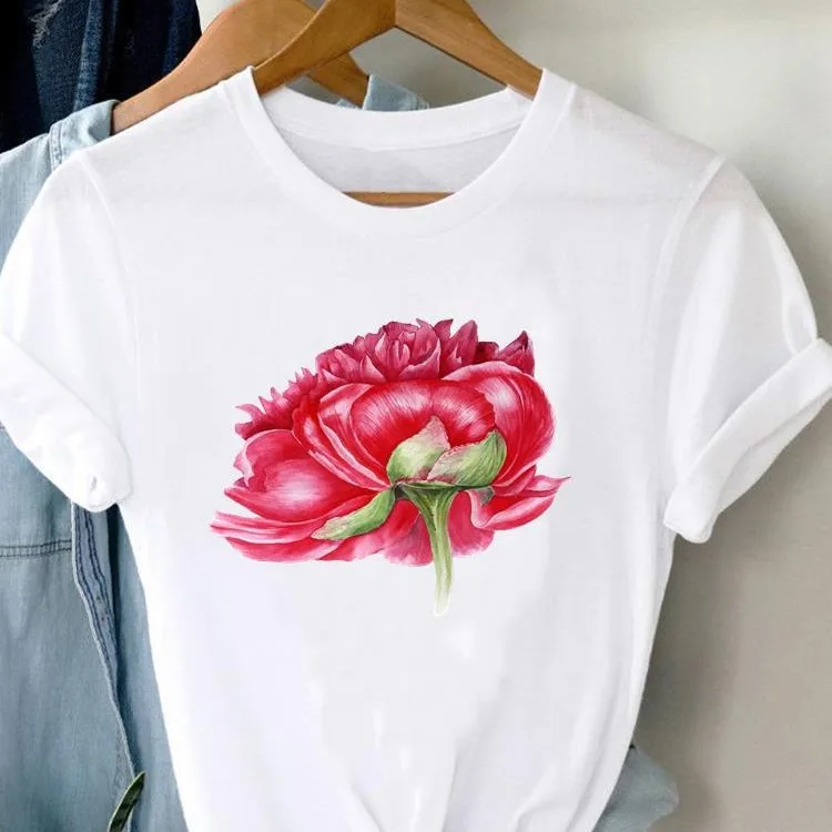 Flowers Lovely Printed European Clothing Shirt Short Sleeve T-shirt Women Clothing Tops Oversized T Shirt
Flowers Lovely Printed European Clothing Shirt Short Sleeve T-shirt Women Clothing Tops Oversized T Shirt
