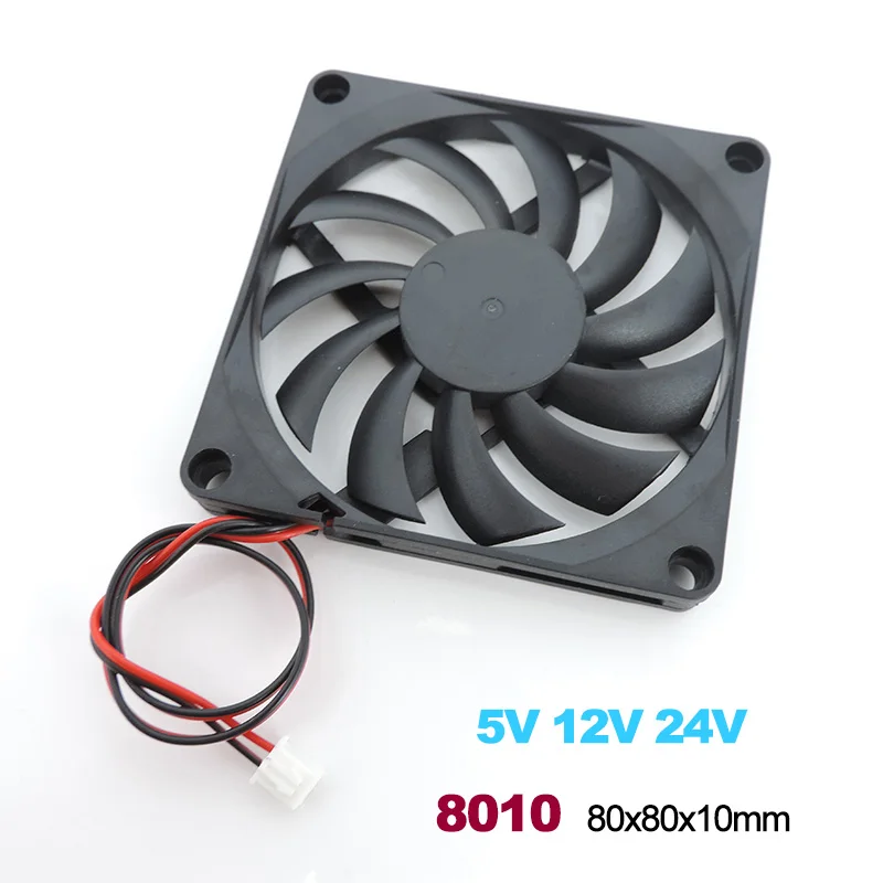 5V 12V 24V 8010 80MM 8CM DIY Cooling Turbo Fan Brushless 3D Printer Parts For Reprap Extruder DC Cooler Blower Plastic Fan M20
5V 12V 24V 8010 80MM 8CM DIY Cooling Turbo Fan Brushless 3D Printer Parts For Reprap Extruder DC Cooler Blower Plastic Fan M20