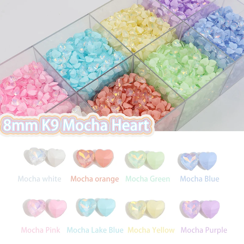 New High-Quality K9 Color Mocha Pointed Bottom Love 8MM Glass Crystal Nail Art Rhinestone Stone DIY Manicure Decoration
New High-Quality K9 Color Mocha Pointed Bottom Love 8MM Glass Crystal Nail Art Rhinestone Stone DIY Manicure Decoration
