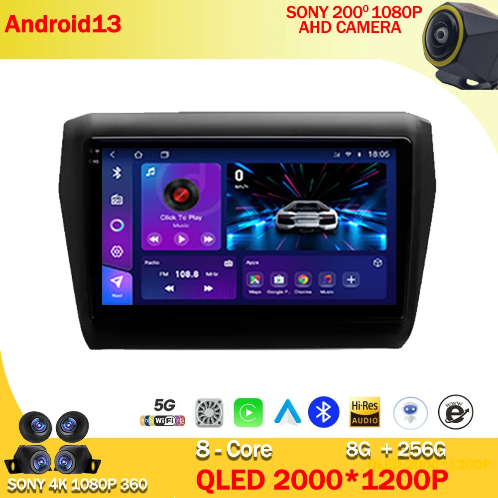 Автомагнитола на Android 13, мультимедийный видеоплеер, навигация GPS для Suzuki Swift 5 2016-2020, Wi-Fi, BT, головное устройство Carplay, QLED экран
Автомагнитола на Android 13, мультимедийный видеоплеер, навигация GPS для Suzuki Swift 5 2016-2020, Wi-Fi, BT, головное устройство Carplay, QLED экран