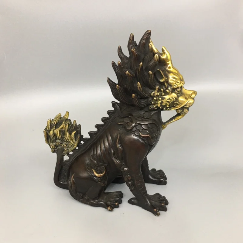Antique Pure Copper Pulp Unicorn Decoration Ruibeast Kirin Home Decoration Living Room Home Crafts Decoration Wholesale
Antique Pure Copper Pulp Unicorn Decoration Ruibeast Kirin Home Decoration Living Room Home Crafts Decoration Wholesale
