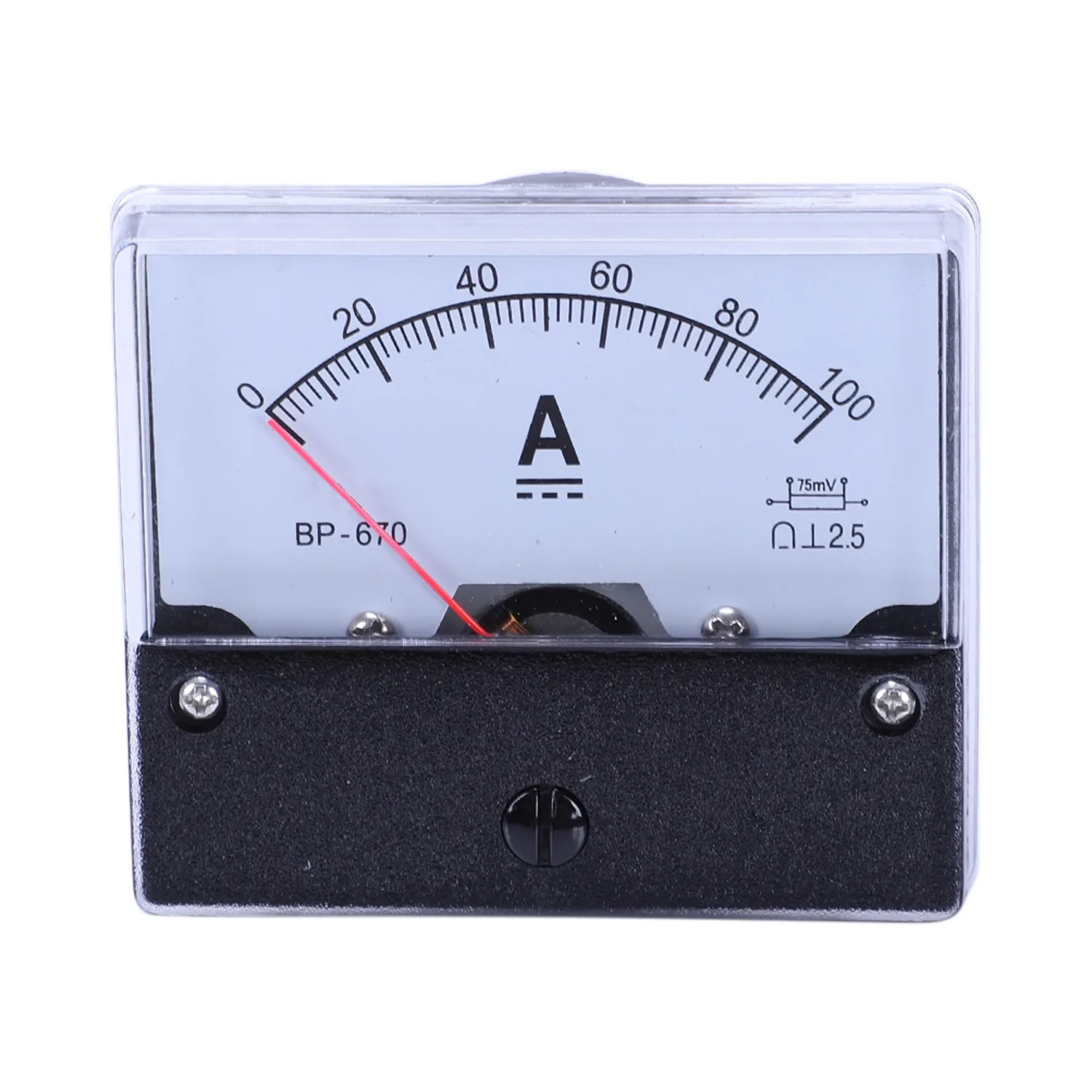 

DC 100A Analog Panel Ampere Current Counter Ammeter Meter