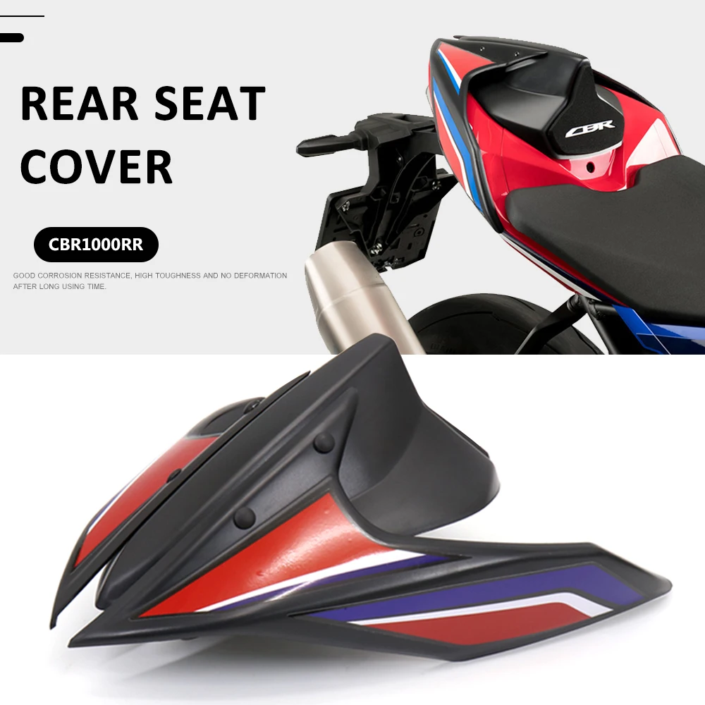 

Мотоциклетные аксессуары, чехол на заднее сиденье с резиновой прокладкой, углеродное волокно/черный для Honda CBR1000RR CBR 1000 RR 1000RR cbr1000rr 2021-