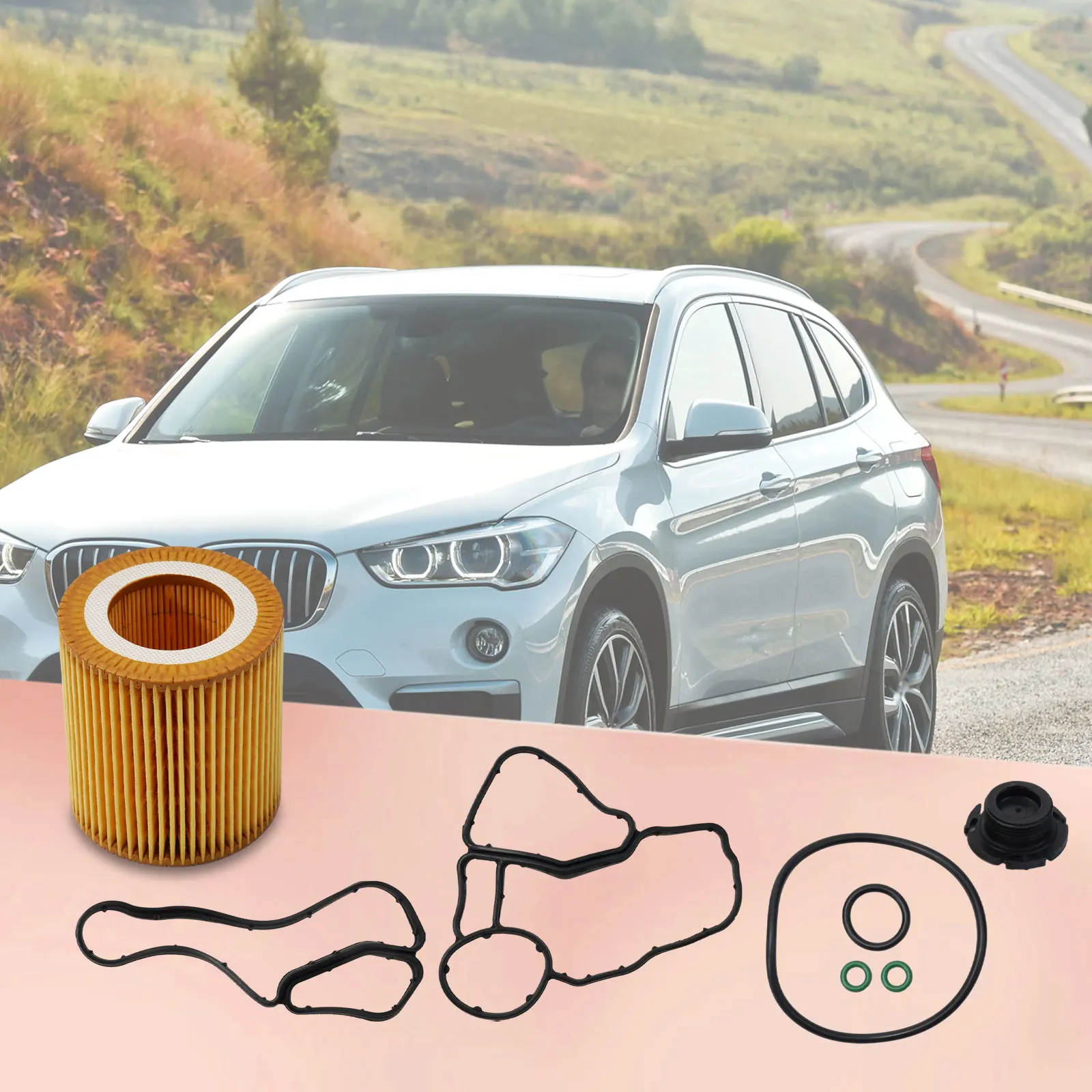Accessories Engine Oil Filter 11428637820 1142863782120 Cooler Seal Set For BMW X1 X3 N26 N52 N54 N56 Housing Gasket
Accessories Engine Oil Filter 11428637820 1142863782120 Cooler Seal Set For BMW X1 X3 N26 N52 N54 N56 Housing Gasket