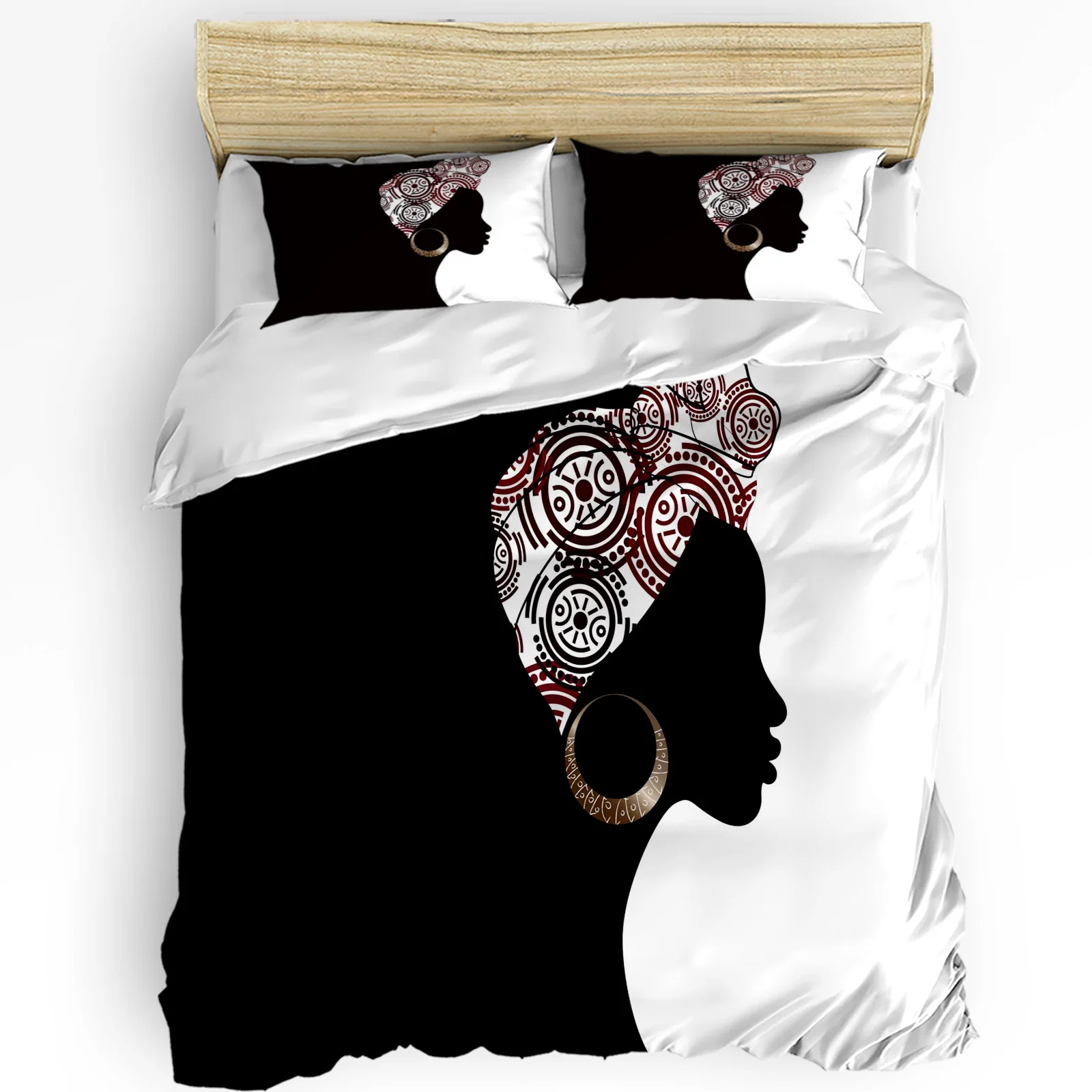 Black Woman Black White Bedding Set 3pcs Boys Girls Duvet Cover Pillowcase Kids Adult Quilt Cover Double Bed Set Home Textile
Black Woman Black White Bedding Set 3pcs Boys Girls Duvet Cover Pillowcase Kids Adult Quilt Cover Double Bed Set Home Textile