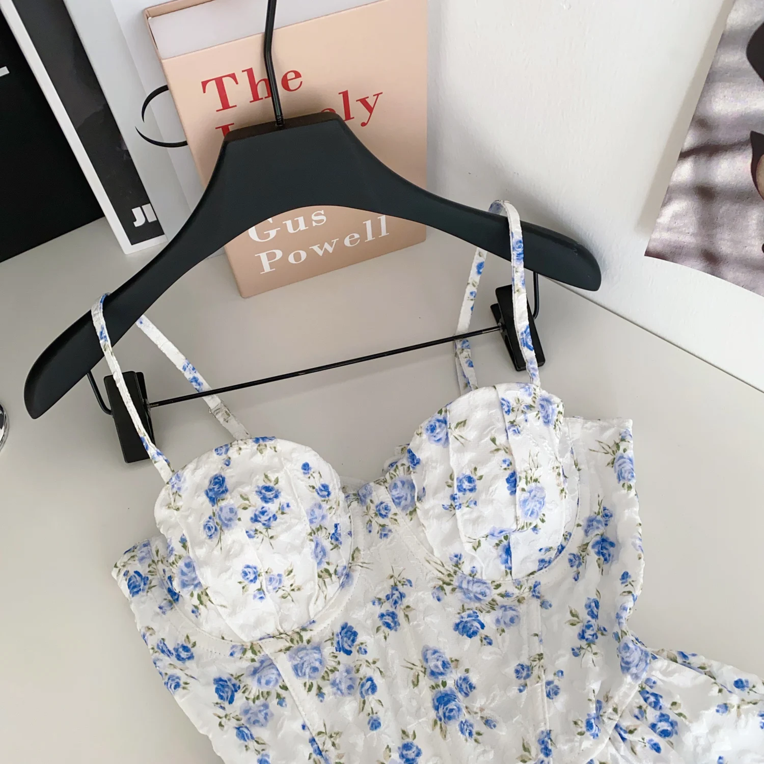 Sexy Slim Corset ruffle print Chic Korean Camis Tank Top Basic Fashion Off Shoulder Summer Women Clothing 51 S1a7d8b7634424f3493b8637b3c8ef8cb7