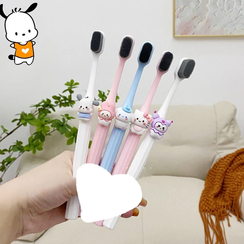 Sanrio Kawaii Anime Hello Kitty Toothbrush Cute Sweet Cinnamoroll My Melody Cartoon Soft Wool Lovely Kuromi Gifts for Girls
Sanrio Kawaii Anime Hello Kitty Toothbrush Cute Sweet Cinnamoroll My Melody Cartoon Soft Wool Lovely Kuromi Gifts for Girls