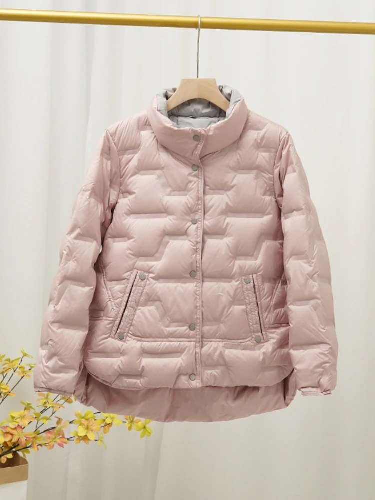 FTLZZ Autumn Winter Women White Duck Down Coat Fashion Light Puffer Parka Outwear Casual Stand Collar Single Breasted Jacket
FTLZZ Autumn Winter Women White Duck Down Coat Fashion Light Puffer Parka Outwear Casual Stand Collar Single Breasted Jacket
