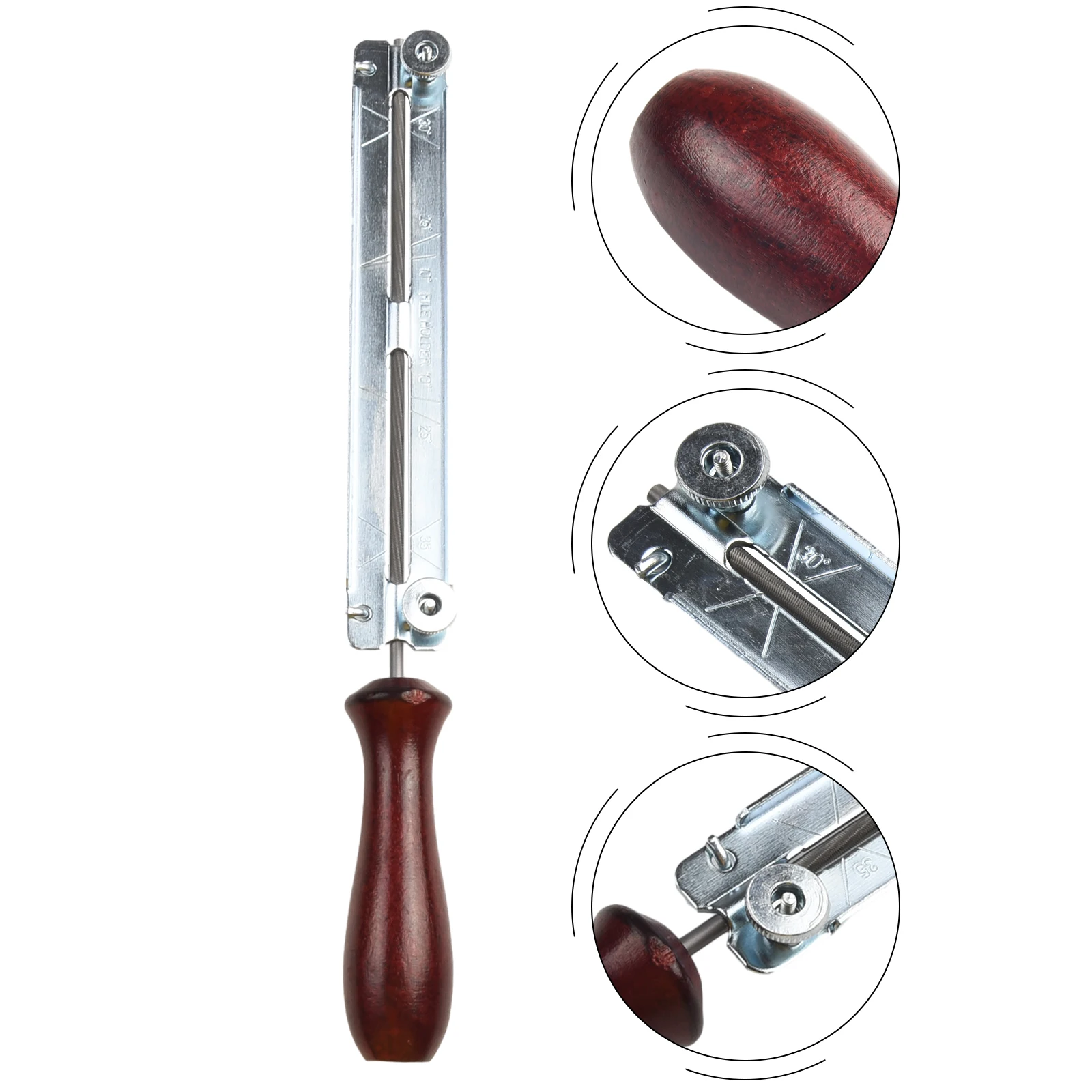1pc Chainsaw File Kit Sharpening Filing Set Steel Blade Hardwood Handle 4/4.8/5.5mm For Woodworking Trimming Manual Tools
1pc Chainsaw File Kit Sharpening Filing Set Steel Blade Hardwood Handle 4/4.8/5.5mm For Woodworking Trimming Manual Tools