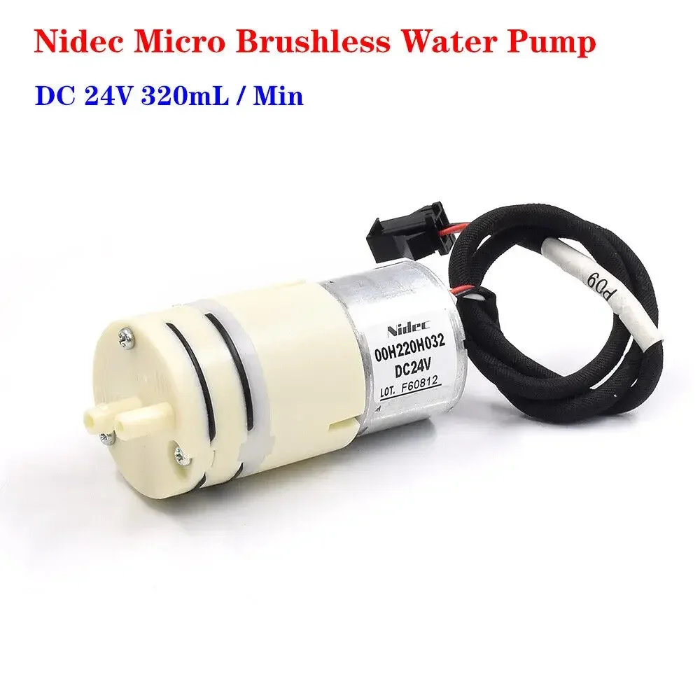 

Japan Nidec 00H220H032 DC 24V Micro BLDC Pump Mute Brushless Motor High precision metering pump PWM Control