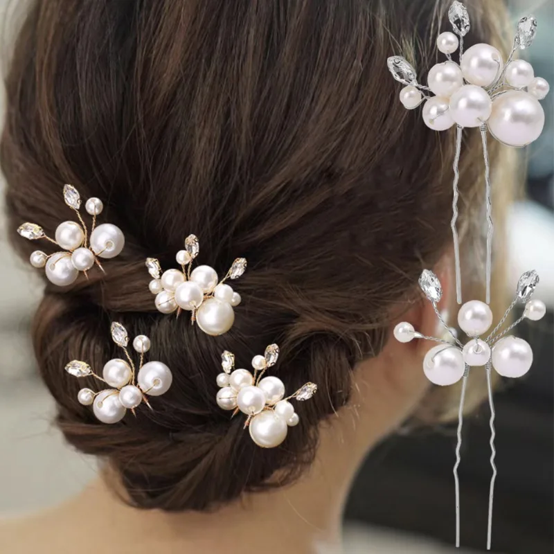 Pearl Hairpins Women Girls Exquisite Gold Color Bridal Hair Combs Elegant Daily Wedding Flower Hair Clips Fashion Hair Accessory
Pearl Hairpins Women Girls Exquisite Gold Color Bridal Hair Combs Elegant Daily Wedding Flower Hair Clips Fashion Hair Accessory