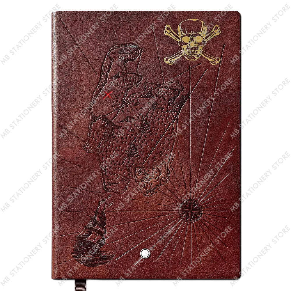 

PPS Homage to R.L.Stevenson MB Leather 192 Pages Carefully Crafted Stylish Notebook Treasure Island Covered 146 Monte Size