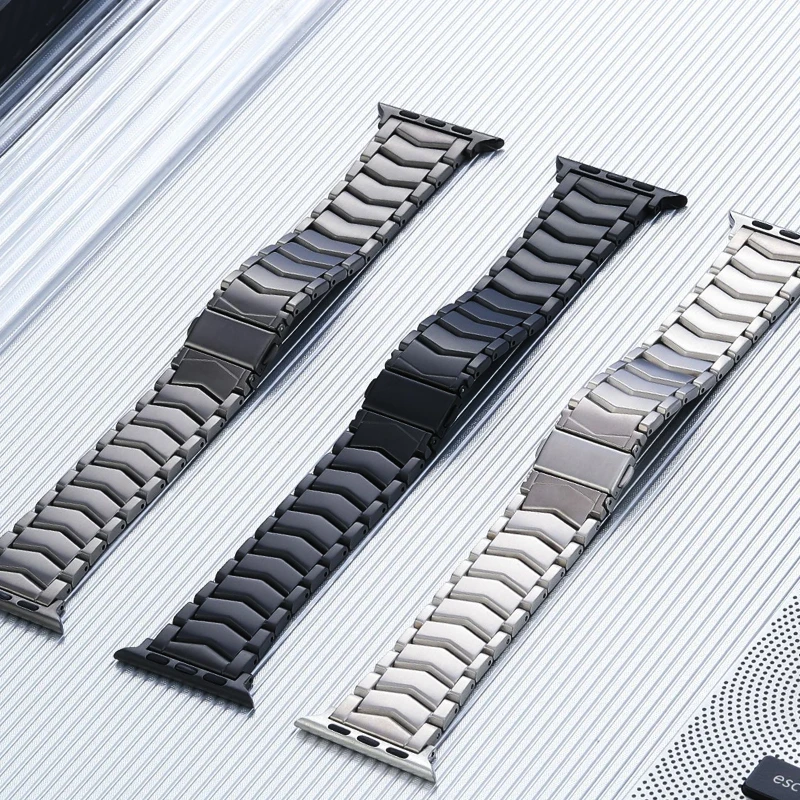 Metal Business Titanium Strap For Apple Watch Ultra 2 49MM Band 41MM 45MM For iWatch Series 8 9 7 6 5 4 3 SE 44MM 40MM Bracelet
Metal Business Titanium Strap For Apple Watch Ultra 2 49MM Band 41MM 45MM For iWatch Series 8 9 7 6 5 4 3 SE 44MM 40MM Bracelet