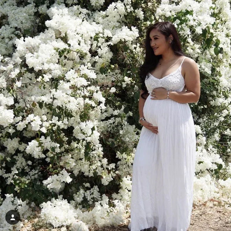 

Платья для беременных с открытой спиной для фотосъемки летнее Сетчатое сексуальное длинное платье для беременных Одежда для беременных