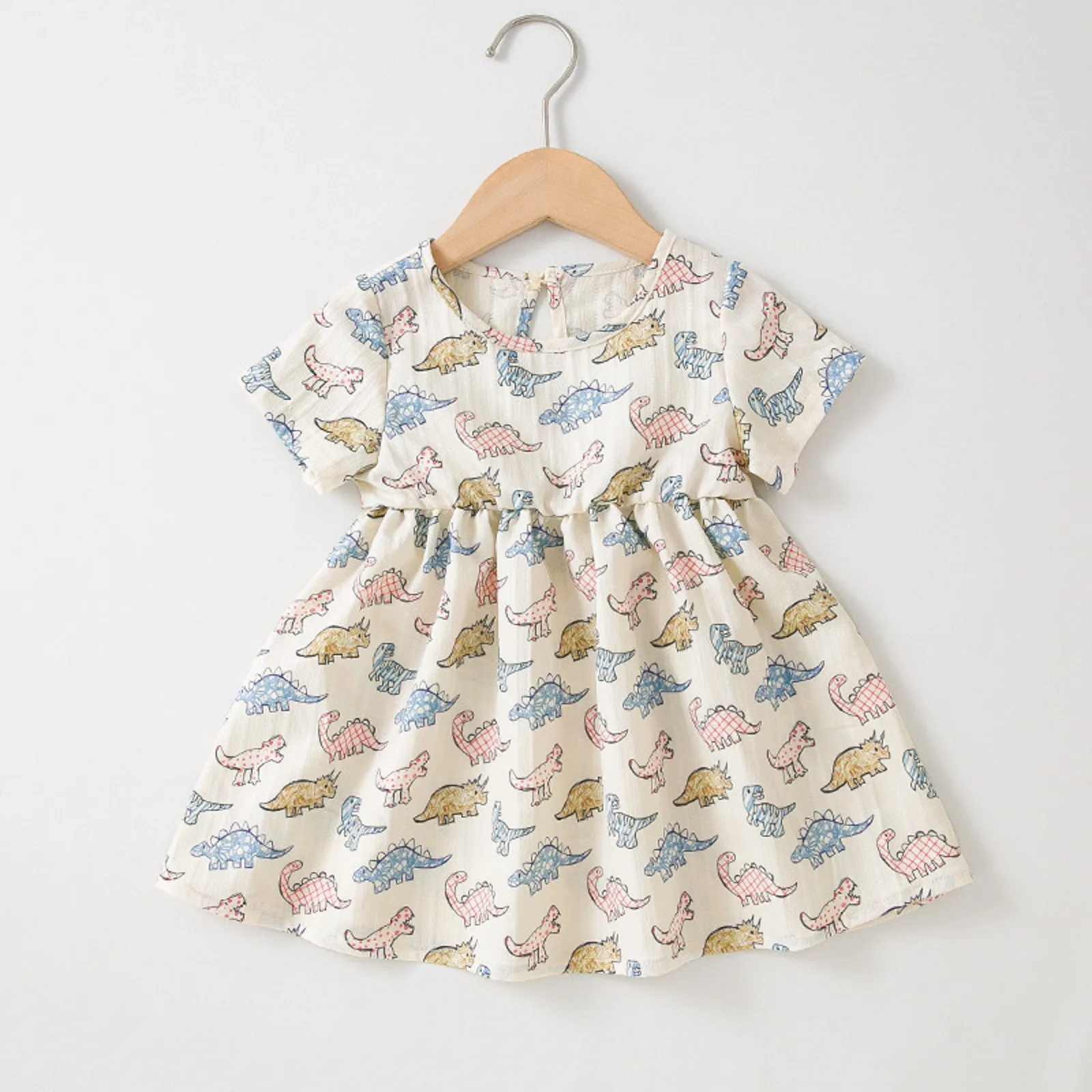 Toddler Girls Short Sleeve Cartoon Dinosaur Prints Casual Dress Dress 6 9 12 24 Months Infant Baby Clothes Girls Sister Clothes
Toddler Girls Short Sleeve Cartoon Dinosaur Prints Casual Dress Dress 6 9 12 24 Months Infant Baby Clothes Girls Sister Clothes