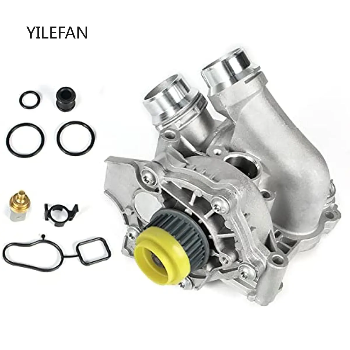 Aluminum Electric Engine Water Pump Automotive Assembly Compatible with Audi A3 A4 A5 A6 Q3 Q5 TT VW Beetle CC Eos GTI
Aluminum Electric Engine Water Pump Automotive Assembly Compatible with Audi A3 A4 A5 A6 Q3 Q5 TT VW Beetle CC Eos GTI