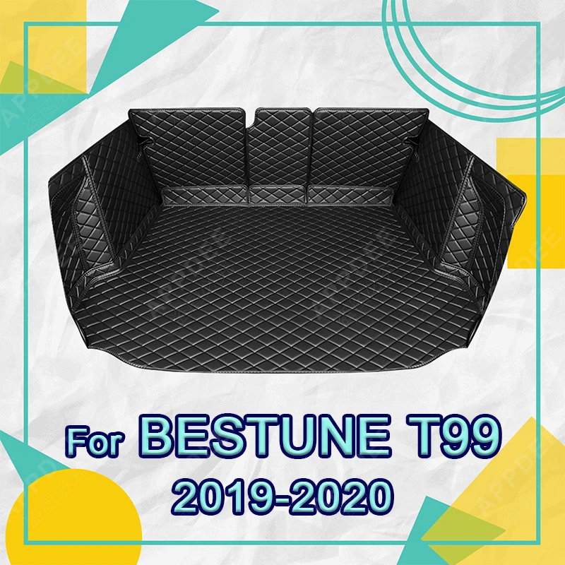 Автомобильный коврик для багажника с полным покрытием для BESTUNE T99 2019 2020, кожаный чехол для багажника автомобиля, коврик, подкладка для груза, защитные аксессуары для интерьера
Автомобильный коврик для багажника с полным покрытием для BESTUNE T99 2019 2020, кожаный чехол для багажника автомобиля, коврик, подкладка для груза, защитные аксессуары для интерьера
