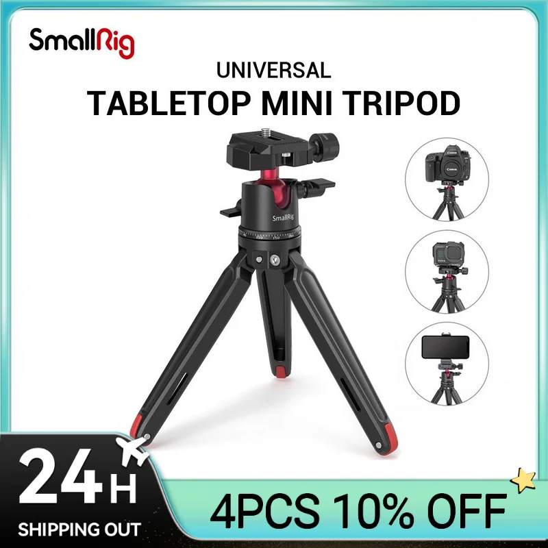 SmallRig Universal Tabletop Mini Tripod with Panoramic Ball Head Tripod for Phone Tripode for Camera ,DSLRs Adjustable 2664
SmallRig Universal Tabletop Mini Tripod with Panoramic Ball Head Tripod for Phone Tripode for Camera ,DSLRs Adjustable 2664