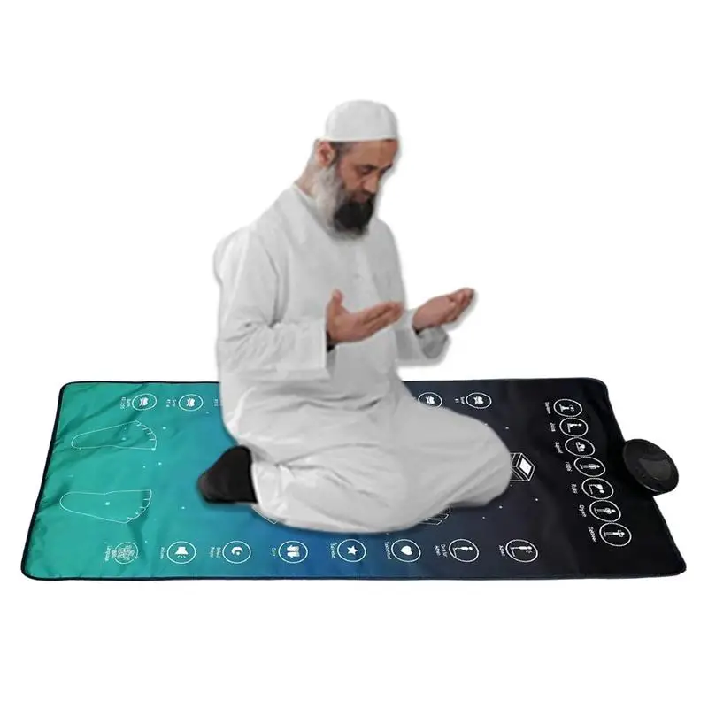 New Adult Worship Carpet Smart LED Action Indication Mat Electronic Digital Speaker Electric Prayer Mat Islamic Prayer Carpet
New Adult Worship Carpet Smart LED Action Indication Mat Electronic Digital Speaker Electric Prayer Mat Islamic Prayer Carpet