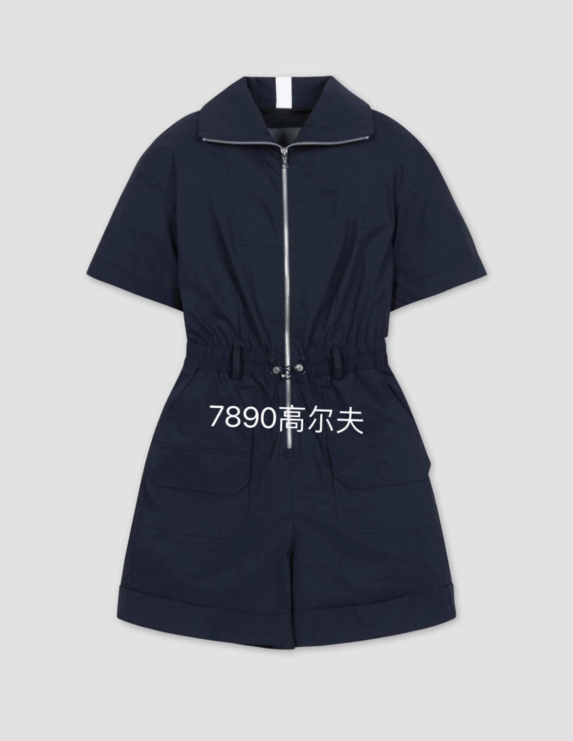 24 Summer Golf Clothing Women's Half Zipper Flip Collar Waistband jumpsuit for casual wear
24 Summer Golf Clothing Women's Half Zipper Flip Collar Waistband jumpsuit for casual wear