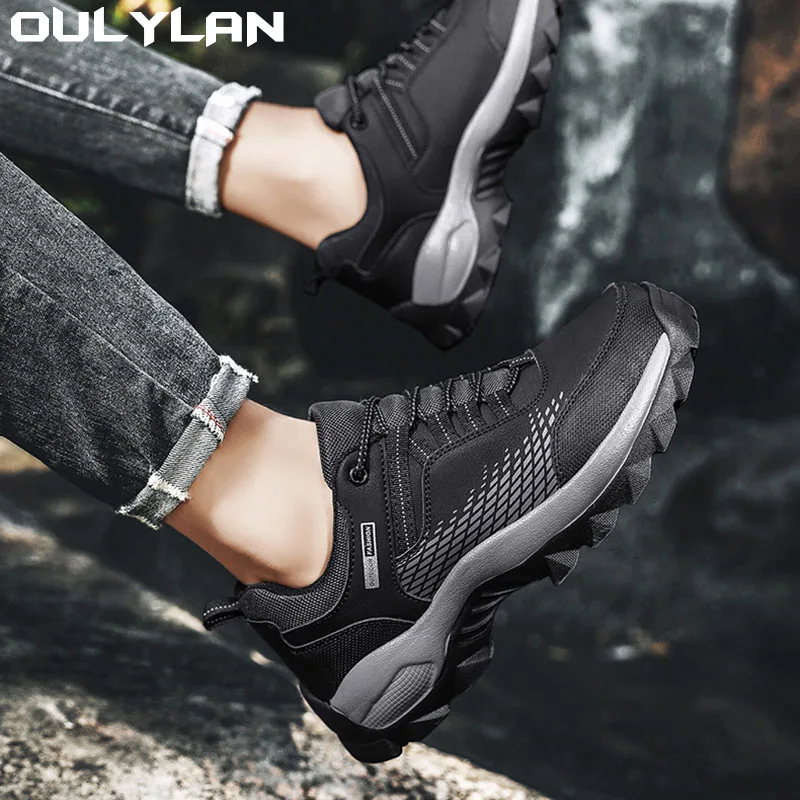 Oulylan Non-slip Wear-resistant Sport Tactical Mens Shoes Hiking Shoes Mountain Trekking Camping Sneakers for Men Safety
Oulylan Non-slip Wear-resistant Sport Tactical Mens Shoes Hiking Shoes Mountain Trekking Camping Sneakers for Men Safety